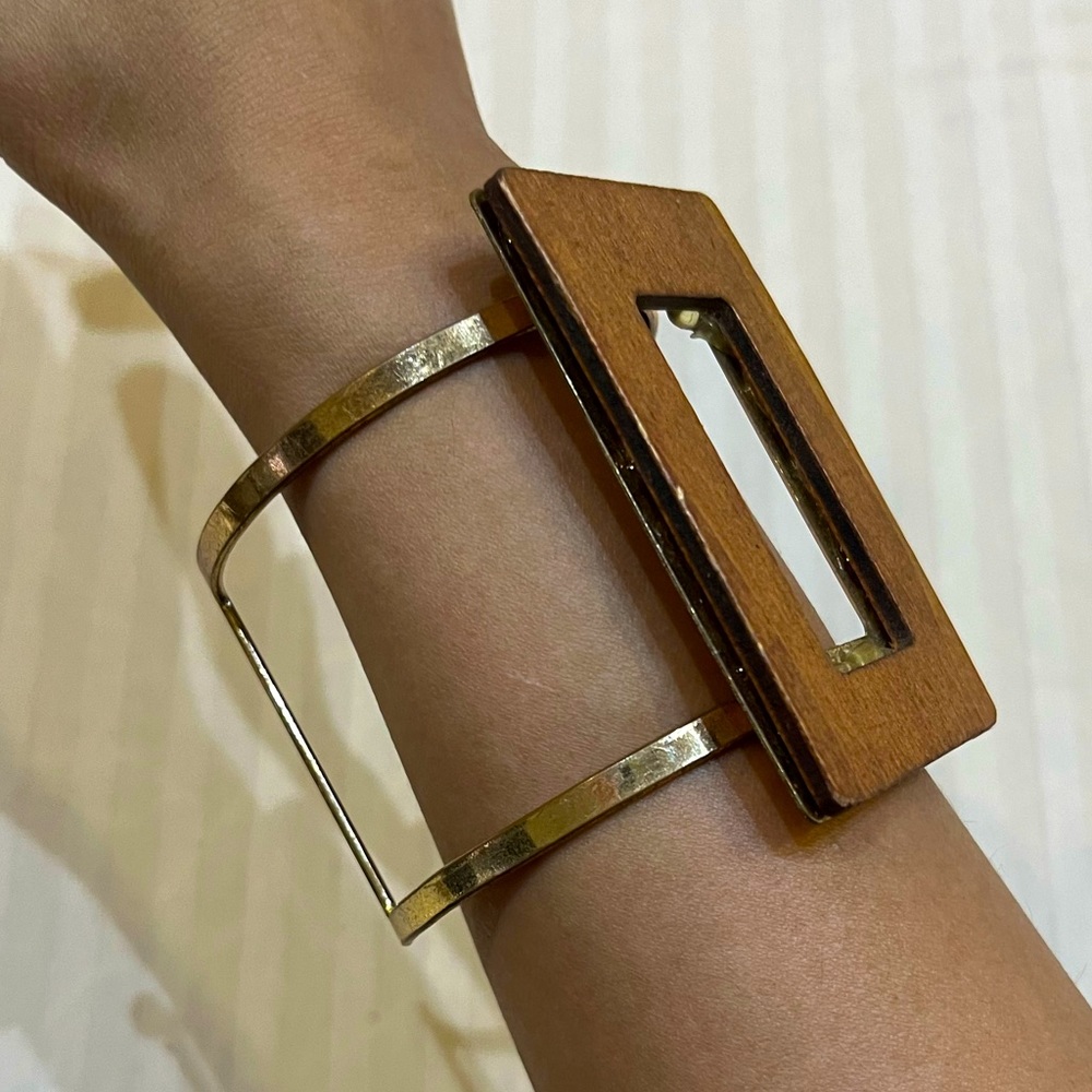 Wooden-Metal Cuff - Picture 4 of 4